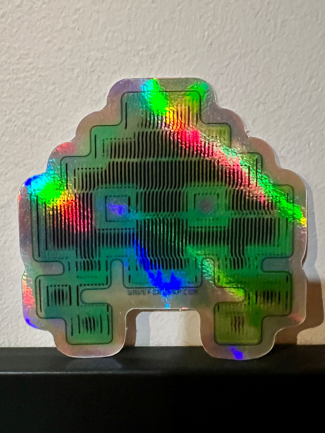 ONYROxWaveform Stickers Space Invader #2 4x2