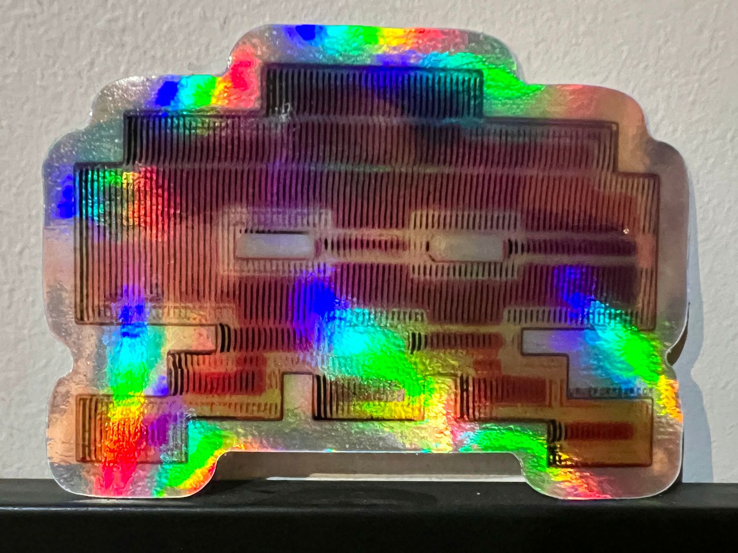 ONYROxWaveform Stickers Space Invader #3 4x2