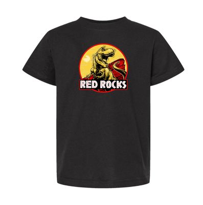 Jurassic Red Rocks Youth tee designed by Esic