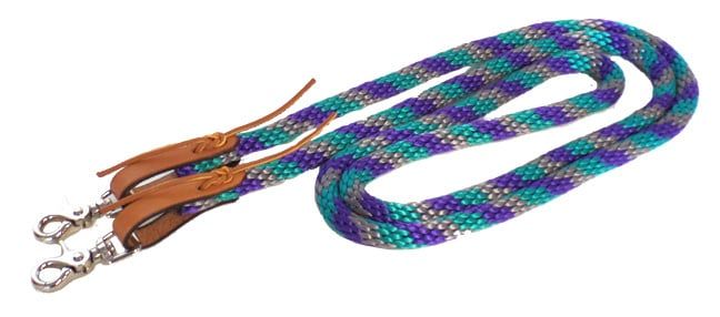 Nylon 7' Rope Game Reins w/ Snaps
