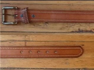 Adult - Rockmount U.S.A. Made Harness Leather Belt