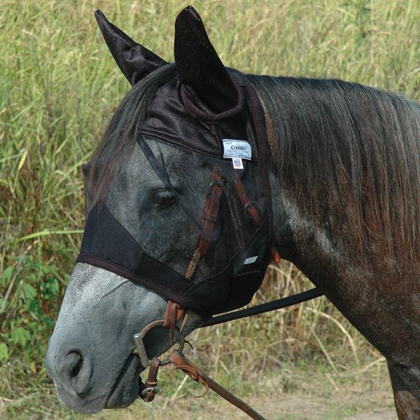 Quiet Ride Fly Mask , Size: Yearling