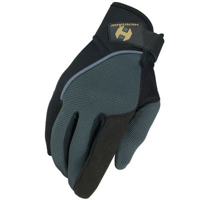 Heritage Competition Gloves - Dark Grey/Black