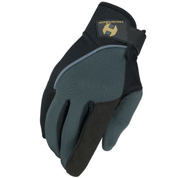 Heritage Competition Gloves - Dark Grey/Black
