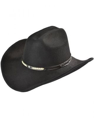 Outback Out of The Chute Shapeable Felt Hat, Black