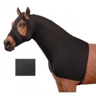 Mesh Lycra Mane Stay Hood with Full Zipper