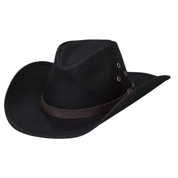 Outback Trapper Oilskin Hat, Size: Black Small