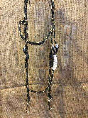Flat Braid Browband Headstall w/Snaps 5/8"
