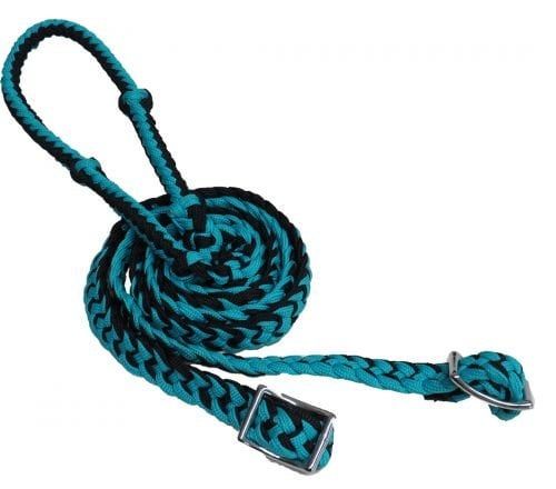 Nylon Braided Barrel Reins w/Easy Grip Knots