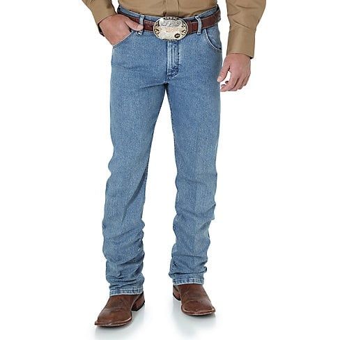 Men's Wrangler Advanced Comfort Cowboy Cut Jeans - Stone Bleach