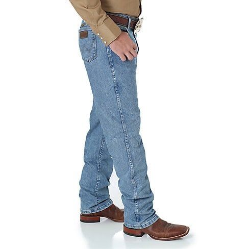 Men's Wrangler Advanced Comfort Cowboy Cut Jeans - Stone Bleach