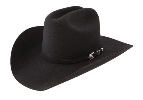 Stetson Apache Felt 4x, Size: 6 5/8 - Black