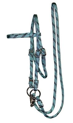 Soft Touch Flat Braid Mini Bridle/WBit & Reins 5/8 Soft Touch Flat Braid Mini Bridle/WBit & Reins 5/8"