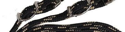 Soft Touch Flat Braid Mini Bridle/WBit & Reins 5/8"