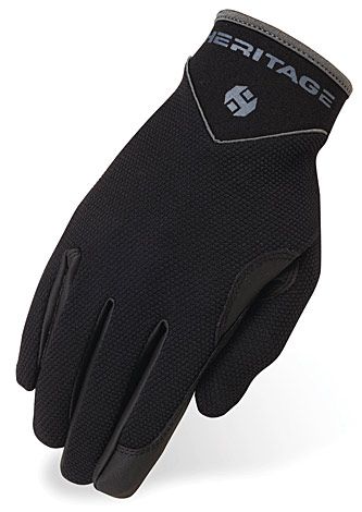 Heritage Ultralite Gloves, Black, Size: 6