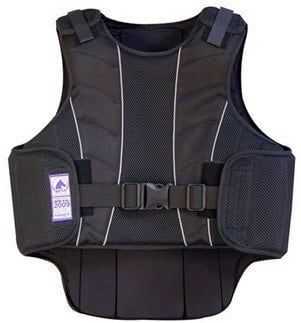 SupraFlex Body Protector, Safety/Jumping Vest, Size: Kids Small Black
