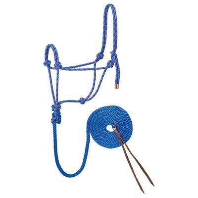 Reflective Diamond Braid Rope Halters & Leads - Horse