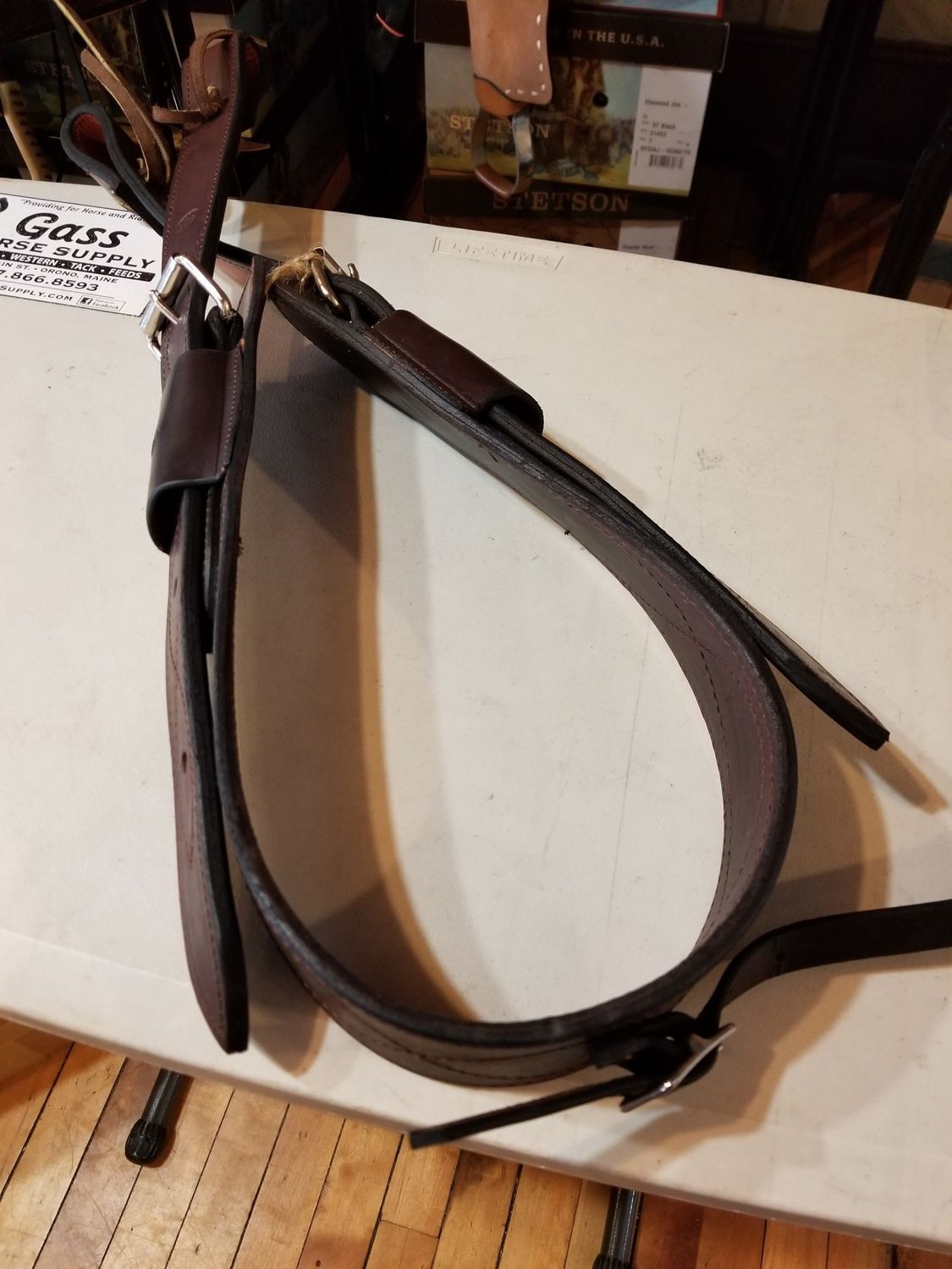 Circle L Flank Cinch with Billets