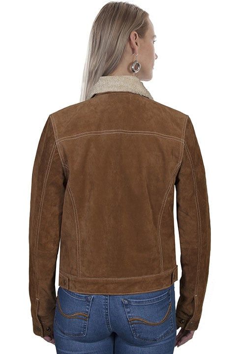 Women's Scully Cinnamon Boar Suede Jacket