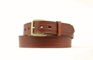 Adult - Leather Scalloped Belt