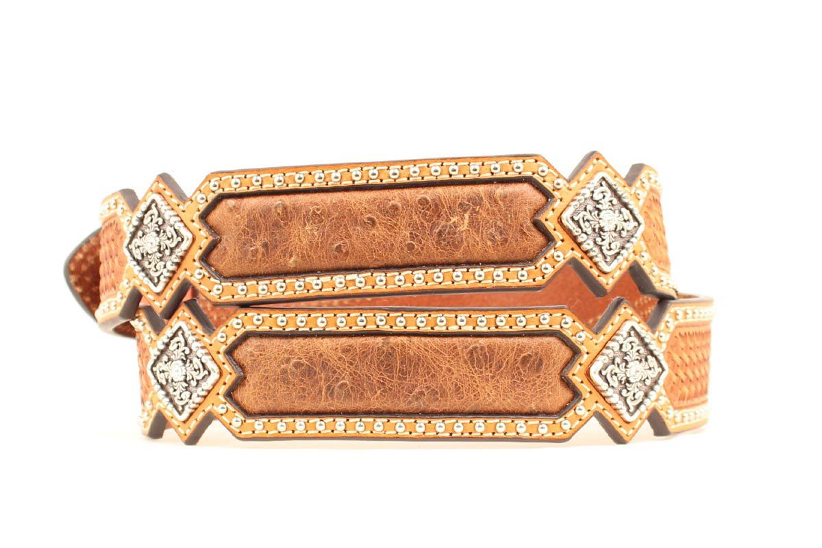 Adult - Leather Scalloped Belt
