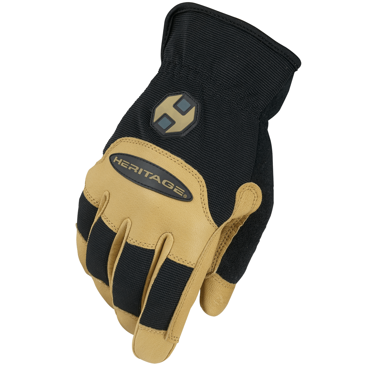 Heritage Stable Work Glove - Black/Tan