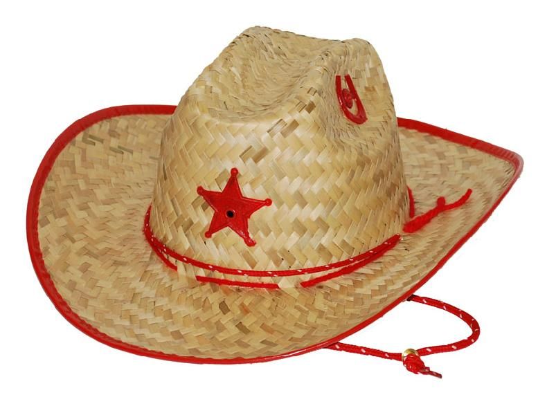 Youth Palm Straw Sherriff Hat - OSFM
