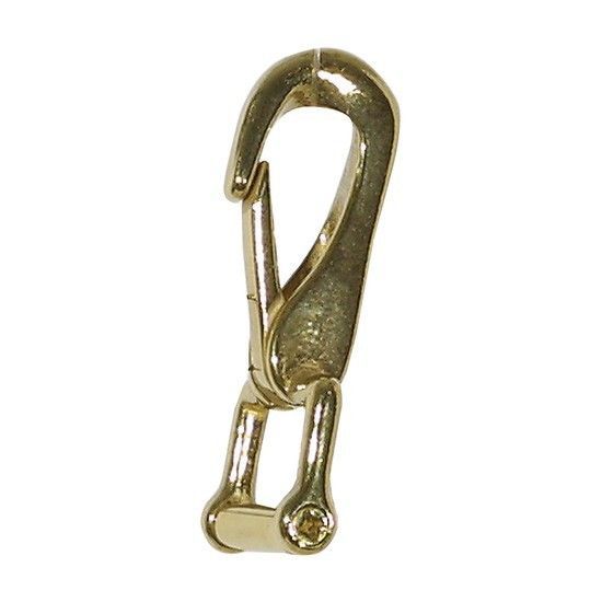 Replacement Halter Snap, Color: Brass Plate