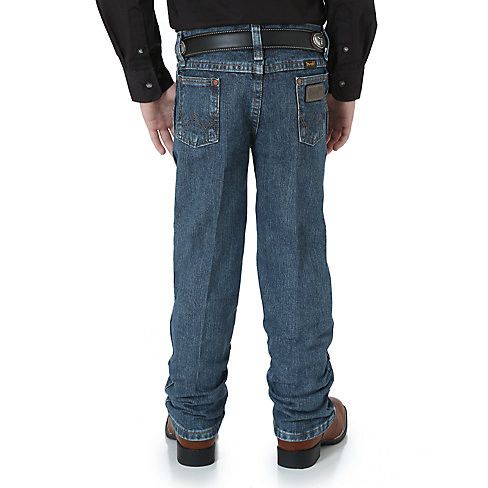 Boy's Wrangler Cowboy Cut Original Fit Jean, "Subtle Worn" Appearance