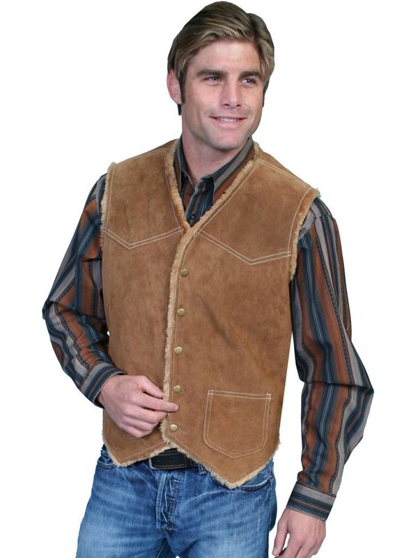 Men's Scully Boar Suede Hunting Vest