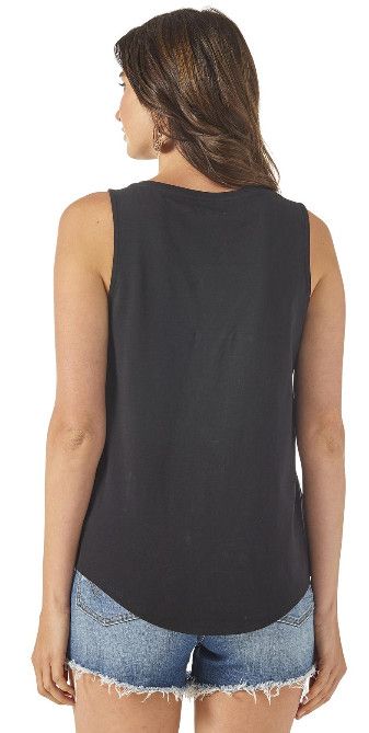 Women's Wrangler Tank - "Spirit of America" Black
