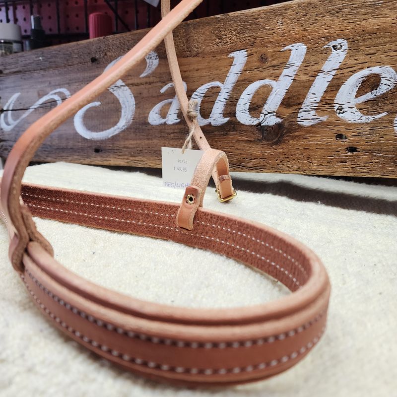 Circle L Leather Tie Down Noseband - Horse Size