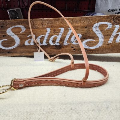 Circle L Leather Tie Down Noseband - Horse Size