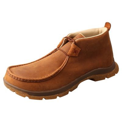 Men's Twisted X Chukka Oblique Toe - Oiled Saddle