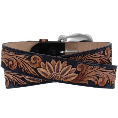 Adult - Tony Lama Delheart Daisy Belt