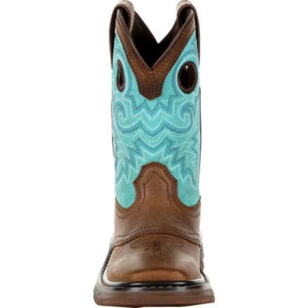 Youth Rocky Big Kid's Original Ride FLX Western Boot - Turquoise Brown