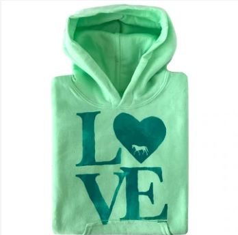 Children's Stirrups Hoodie - "LOVE"