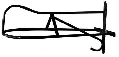 Wall Saddle Rack - Western , Color: Black