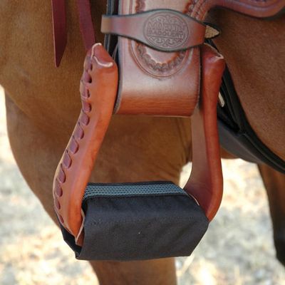 Cashel Western Stirrup Cushions, Black