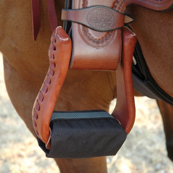 Cashel Western Stirrup Cushions, Black