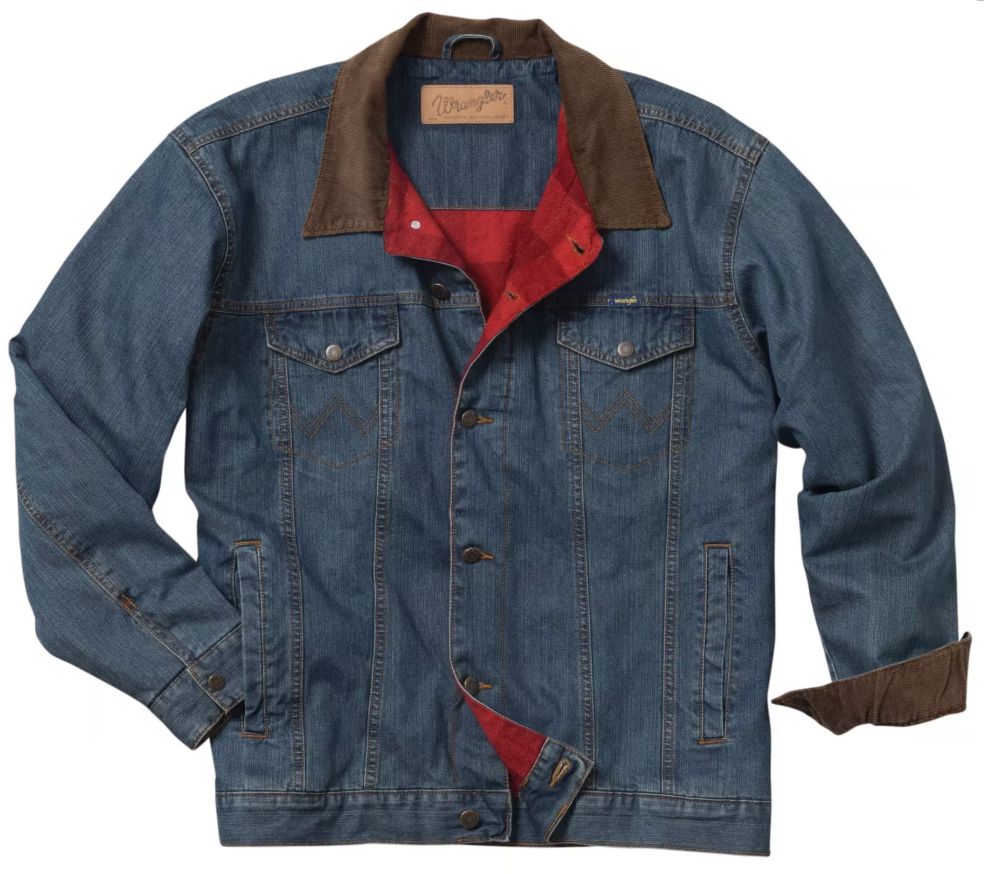 Boy's Wrangler Blanket Lined Denim Jacket