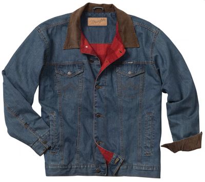 Boy's Wrangler Blanket Lined Denim Jacket