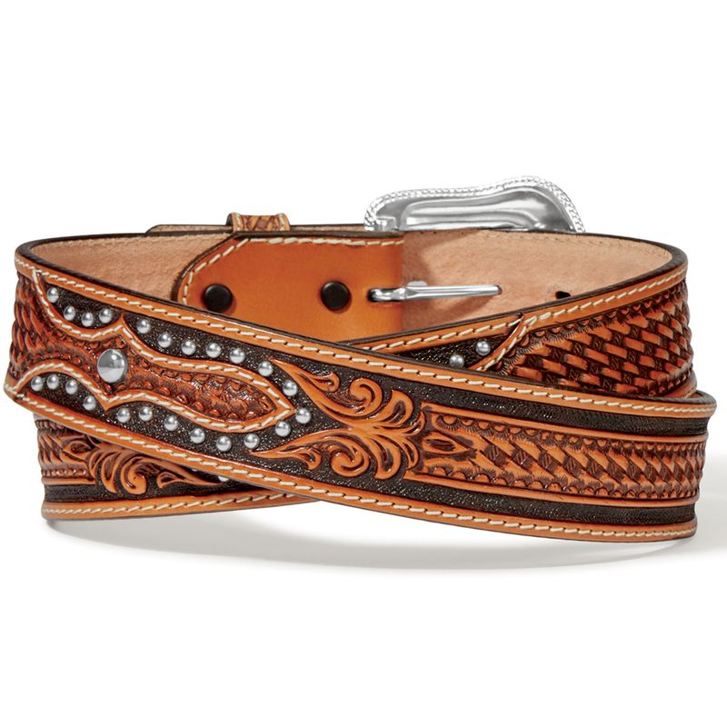 Adult - Tony Lama Ringo Belt Brown