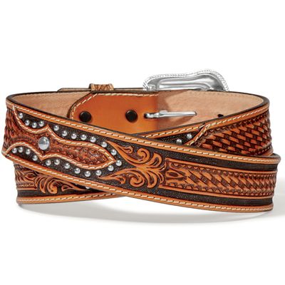 Adult - Tony Lama Ringo Belt Brown