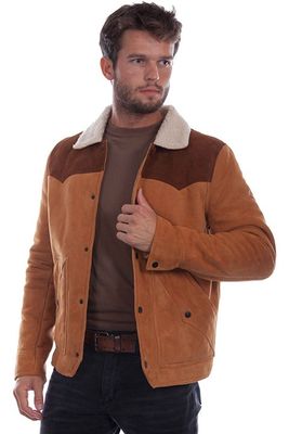 Men's Scully Tan Suede Jacket