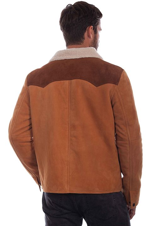 Men's Scully Tan Suede Jacket