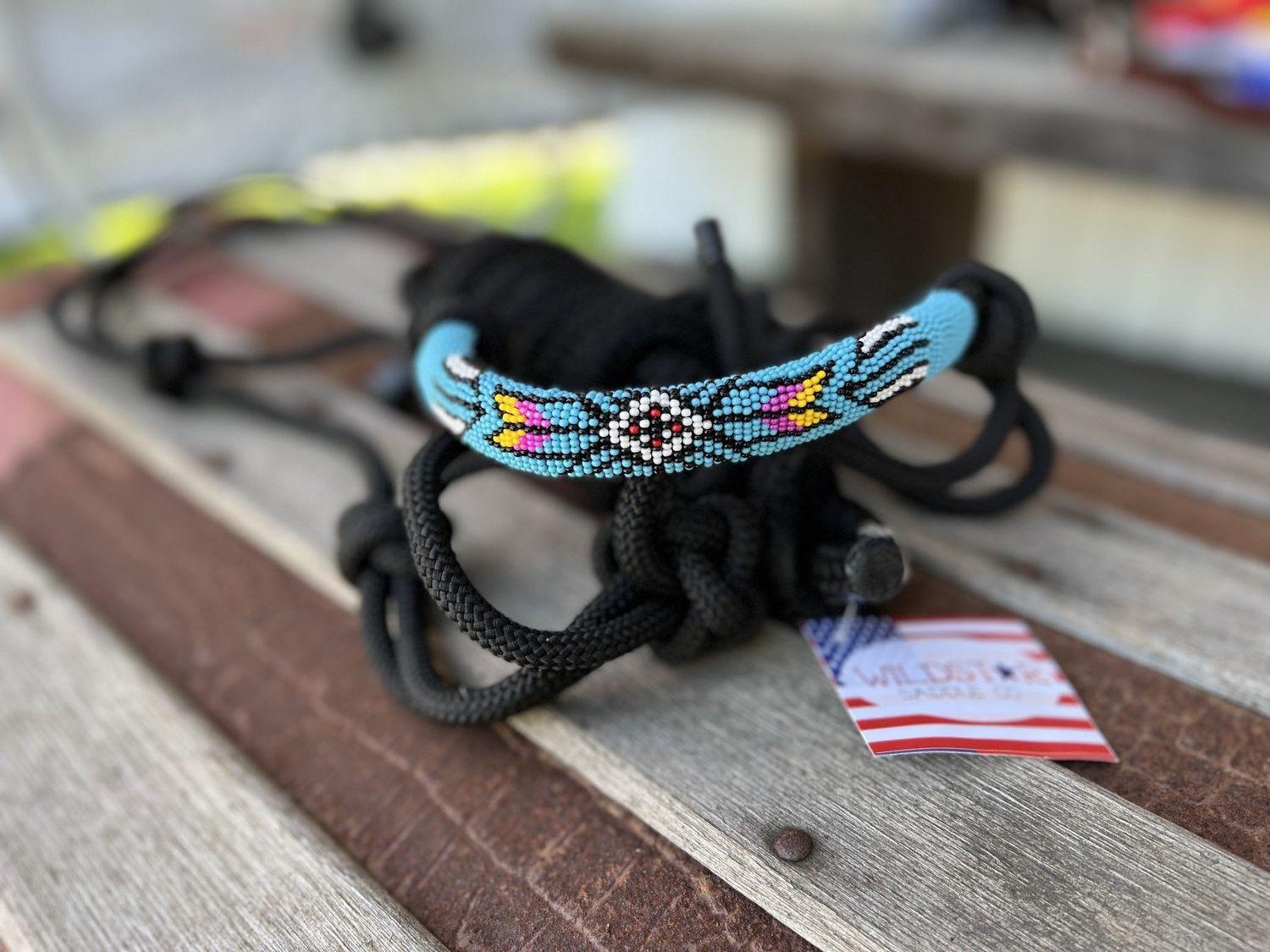 Wild Star Rope Halter with Beaded Nose