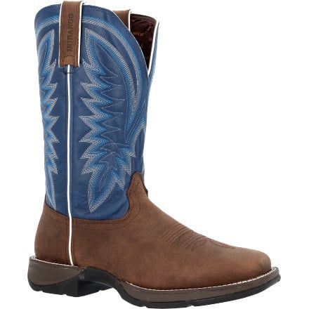 Men's Durango Rebel - Saddle Brown/Denim Blue