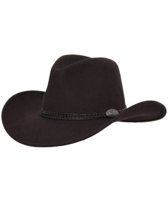 Outback Shy Game Crushable Wool Hat, Brown