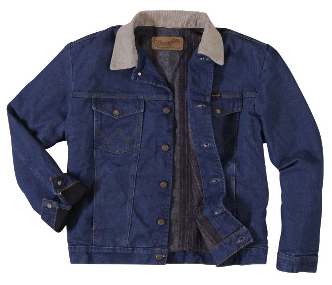 Men's Wrangler Blanket Lined Denim Jacket